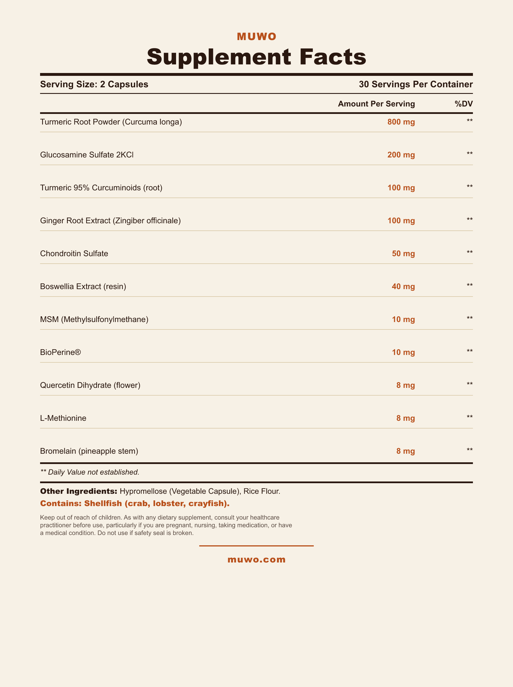 Muwo Curcumin Turmeric